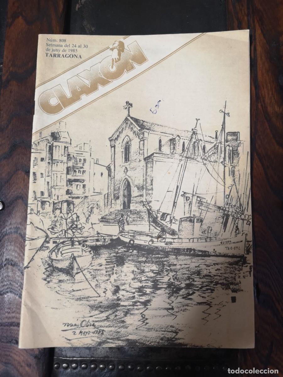 Coleccionismo de revistas y peri&oacute;dicos: Revista CLAXON de Tarragona 1985