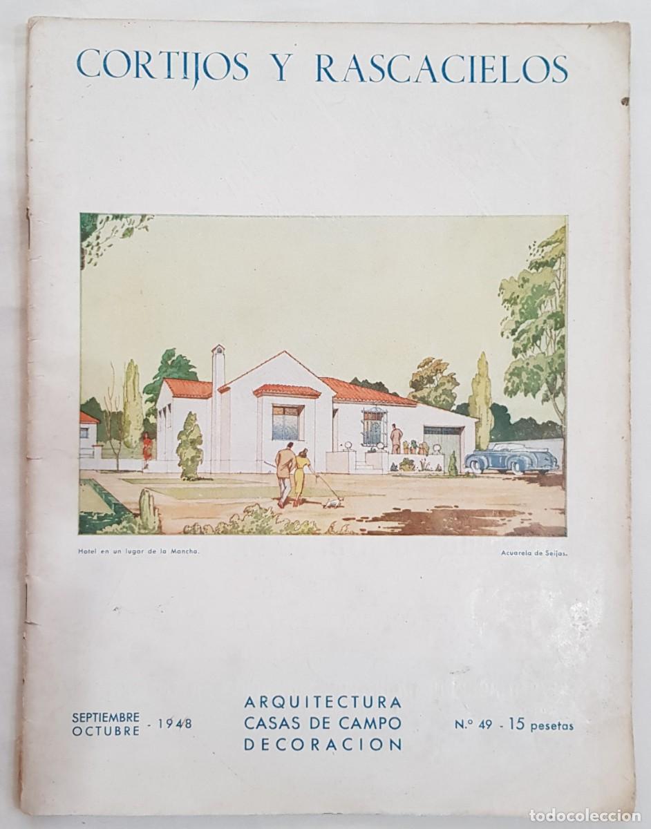 Colecionismo de Revistas e Jornais: CORTIJOS Y RASCACIELOSL Arquitectura, Casas de Campo, Decoraci&oacute;n. Sept/Oct 1948, N&uacute;m 49