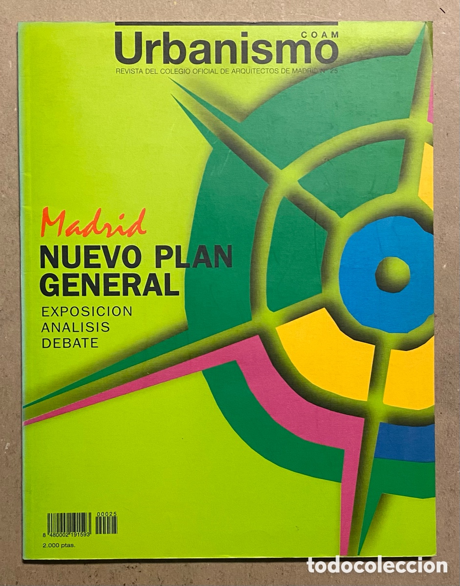 Coleccionismo de revistas y peri&oacute;dicos: URBANISMO COAM N&deg; 25 (1995). MADRID NUEVO PLAN GENERAL,,.ARQUITECTURA.