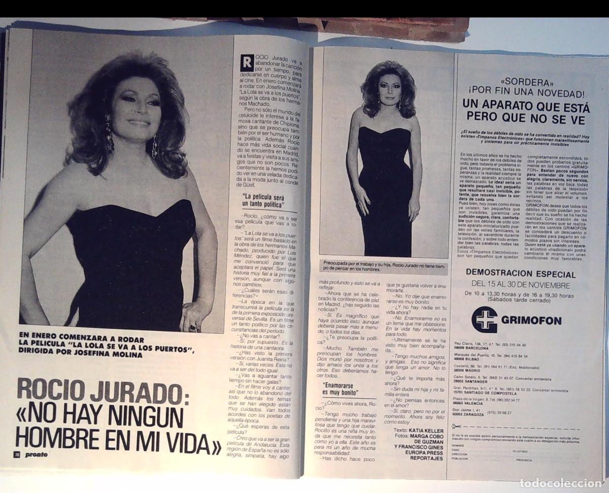 Coleccionismo de Revistas y Peri&oacute;dicos: ROCIO JURADO 1991 RECORTE