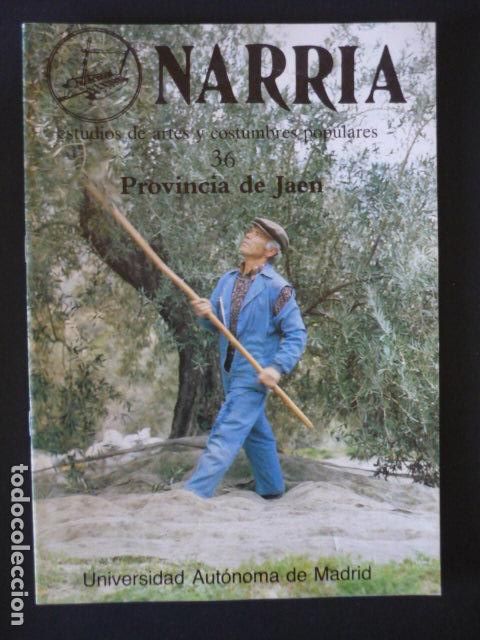 Collezionismo di Riviste e Giornali: NARRIA REVISTA ESTUDIOS DE ARTES Y COSTUMBRES POPULARES ANTROPOLOGIA UAM N&ordm; 36 JA&Eacute;N