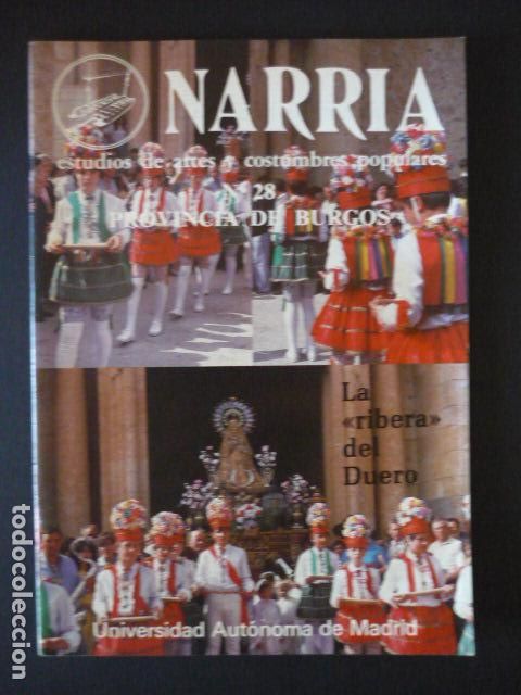 Collezionismo di Riviste e Giornali: NARRIA REVISTA ESTUDIOS DE ARTES Y COSTUMBRES POPULARES ANTROPOLOGIA UAM N&ordm; 28 BURGOS