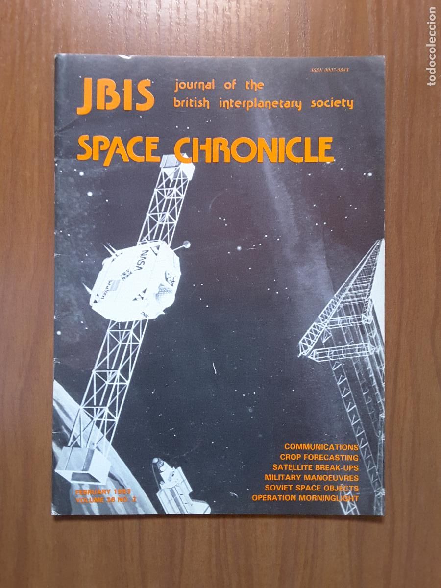 Coleccionismo de revistas y peri&oacute;dicos: Journal of the British Interplanetary Society Vol. 36, No. 2 - Space Chronicle