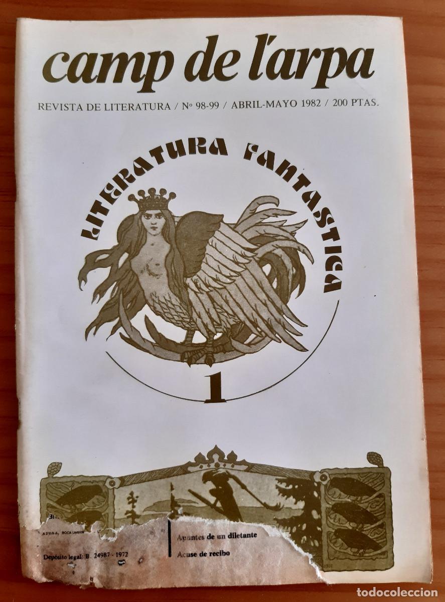 Coleccionismo de Revistas y Peri&oacute;dicos: CAMP DE L'ARPA - REVISTA DE LITERATURA - N&ordm; 98-99 - ABRIL-MAYO 1982 - MANUEL VAZQUEZ MONTALBAN