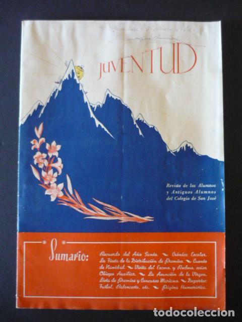 Collezionismo di Riviste e Giornali: JUVENTUD REVISTA ESCOLAR TRIMESTRAL ILUSTRADA COLEGIO SAN JOSE MARISTAS MADRID 92 1950