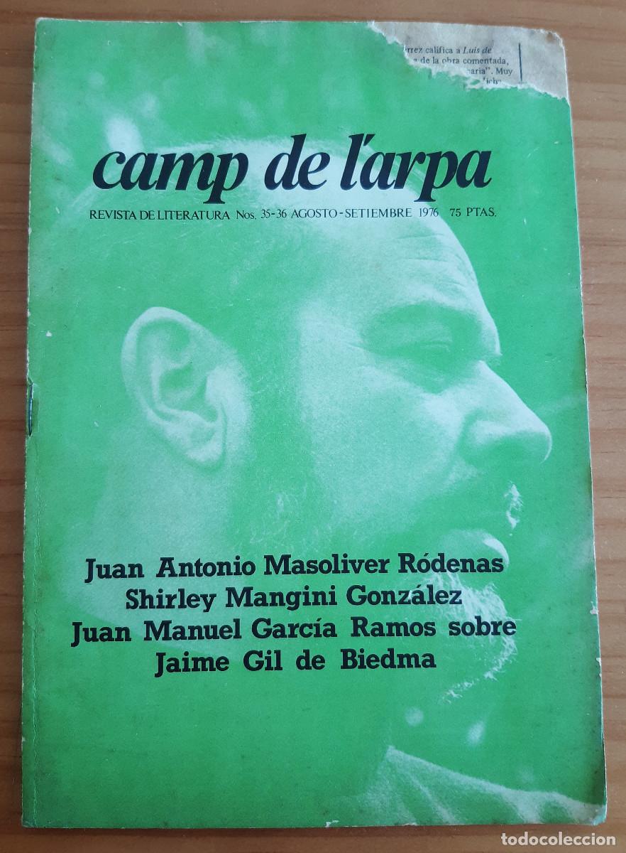 Collezionismo di Riviste e Giornali: CAMP DE L'ARPA - REVISTA DE LITERATURA - N&ordm; 35-36 - AGOSTO-SEPTIEMBRE 1976 - 51 P&Aacute;GINAS