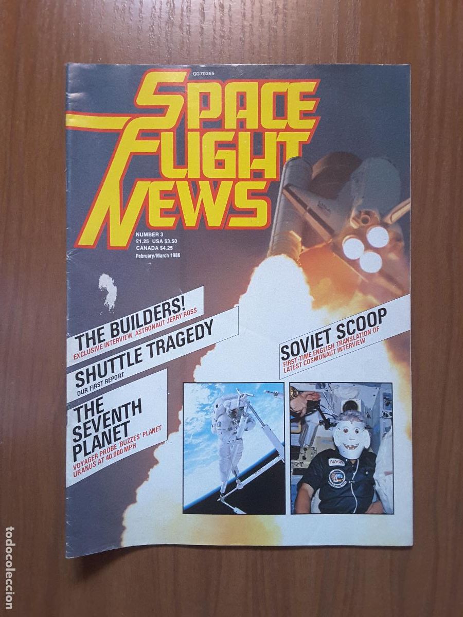 Colecionismo de Revistas e Jornais: Space Flight News 3 - Revista exploraci&oacute;n del espacio en ingl&eacute;s.