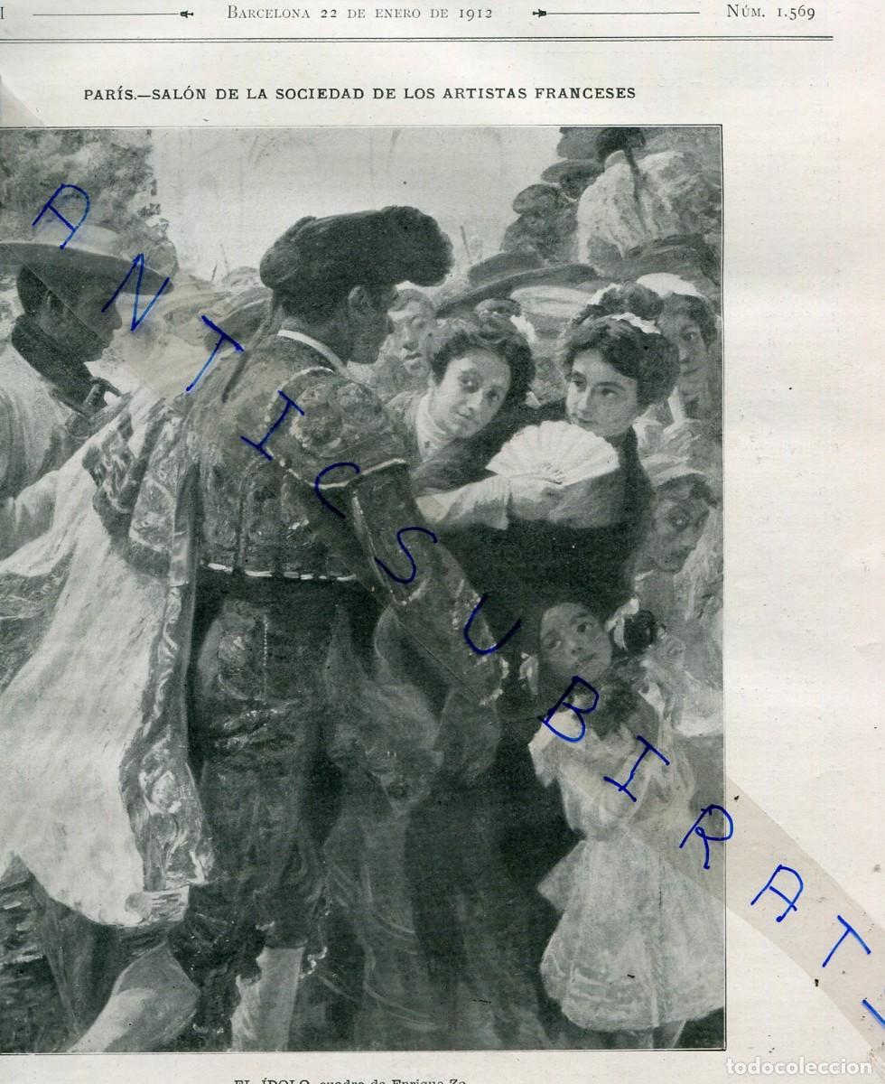 Sammeln von Zeitschriften und Zeitungen: REVISTA A&Ntilde;O 1912 HENRI-ARCHILLE ZO BAYONA GIL BLAS EN LIRIA ORDEN DE MALTA STROZZI JOAQUIM SOSTRES