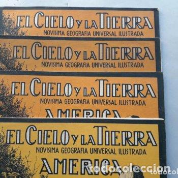 Coleccionismo de revistas y peri&oacute;dicos: Lote de 4 revistas El Cielo y la Tierra. Am&eacute;rica.