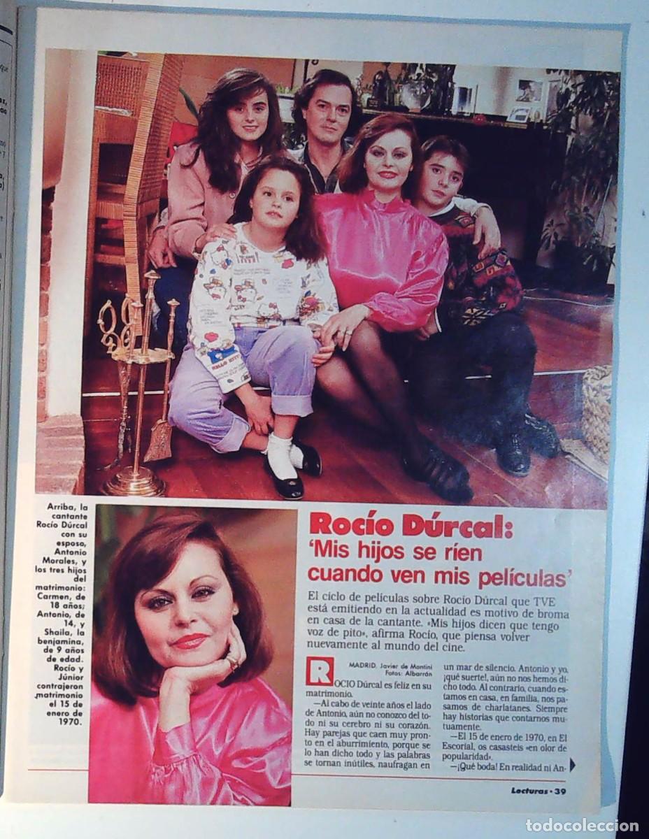 Coleccionismo de Revistas y Peri&oacute;dicos: ROCIO DURCAL ANTONIO MORALES JUNIOR sheila sheyla carmen morales