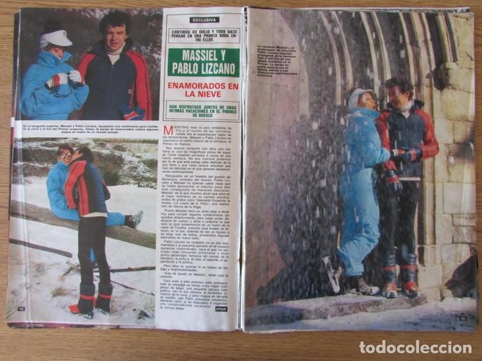 Coleccionismo de Revistas y Peri&oacute;dicos: RECORTE REVISTA DEL MUNDO 19 1985 MASSIEL Y PABLO LIZCANO 4 P&Aacute;GS
