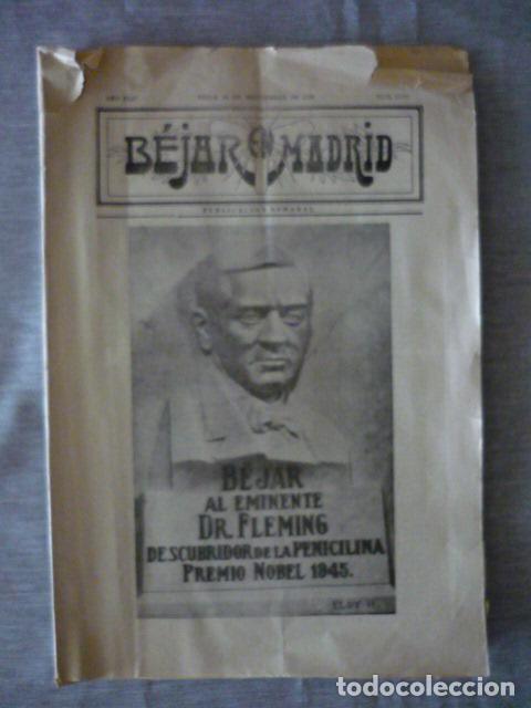 Collezionismo di Riviste e Giornali: REVISTA BEJAR EN MADRID 1960