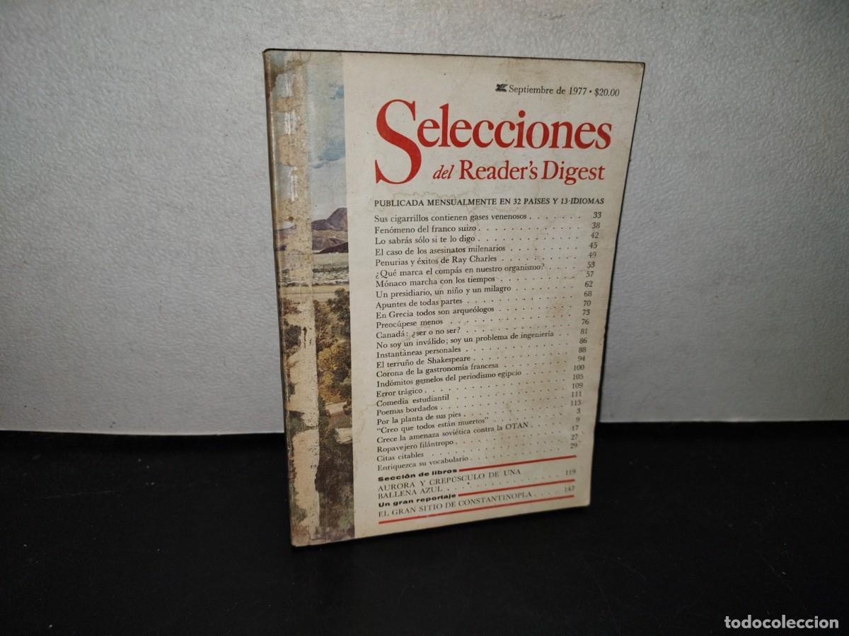 Collezionismo di Riviste e Giornali: 87- SELECCIONES DEL READER'S DIGEST. CRECE LA AMENAZA SOVI&Eacute;TICA CONTRA LA OTAN - SEPTIEMBRE 1977