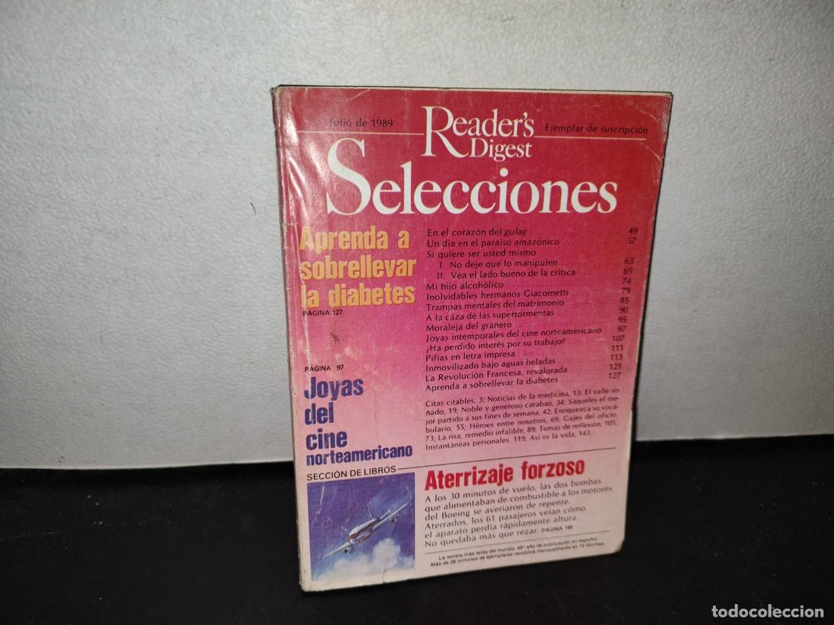 Collezionismo di Riviste e Giornali: 87- READER'S DIGEST SELECCIONES. APRENDA A SOBRELLEVAR LA DIABETES - JULIO 1989