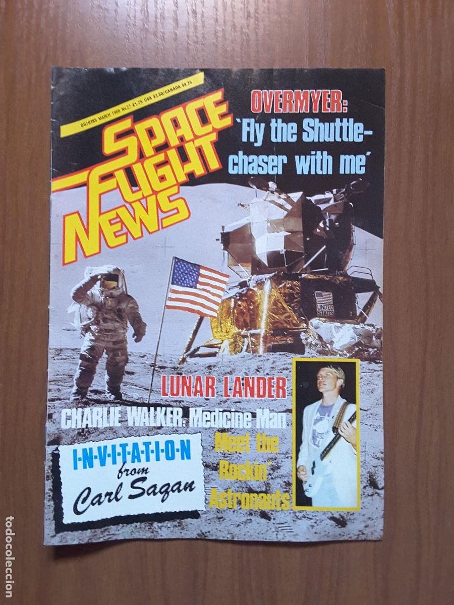 Colecionismo de Revistas e Jornais: Space Flight News 27 - Revista exploraci&oacute;n del espacio en ingl&eacute;s.