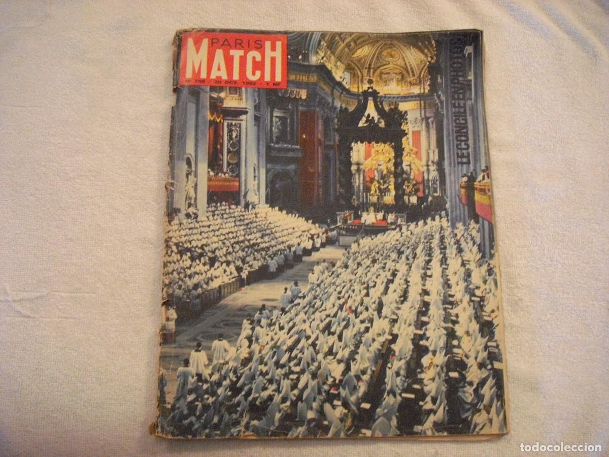 Collezionismo di Riviste e Giornali: MATCH PARIS N. 706 , 20 OCT 1962. LE CONCILE EN PHOTOS , EN FRANCES