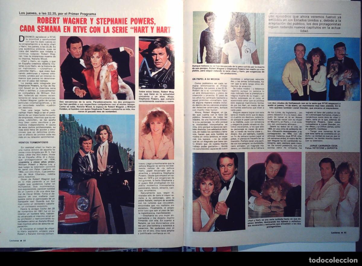 Coleccionismo de revistas y peri&oacute;dicos: STEPHANIE POWERS ROBERT WAGNER HART Y HART - Foto 1