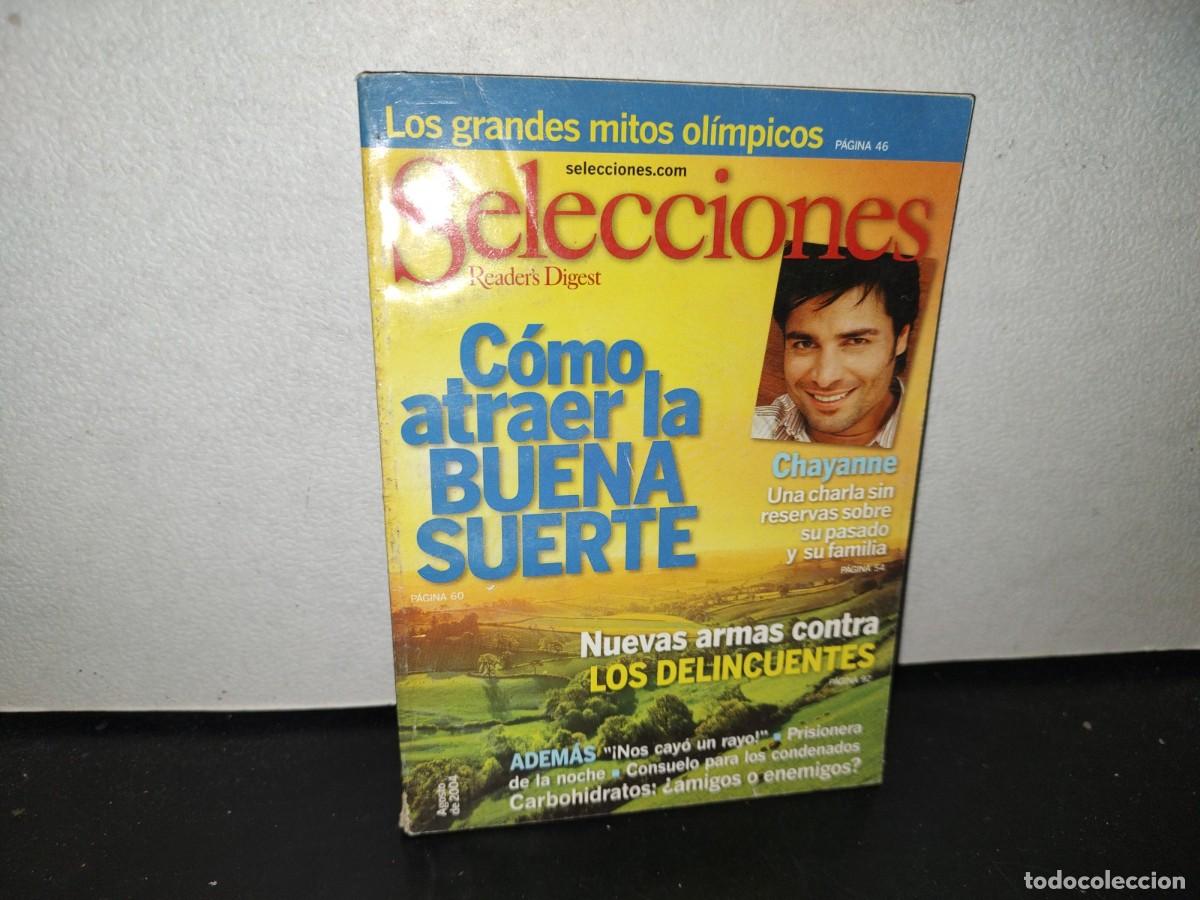 Collezionismo di Riviste e Giornali: 87- SELECCIONES READER'S DIGEST. CHAYANNE - AGOSTO 2004