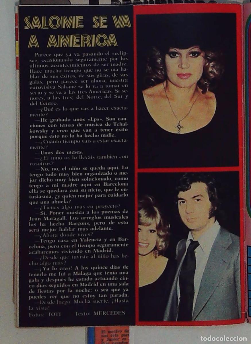 Coleccionismo de Revistas y Peri&oacute;dicos: SALOME EUROVISION EN PRONTO