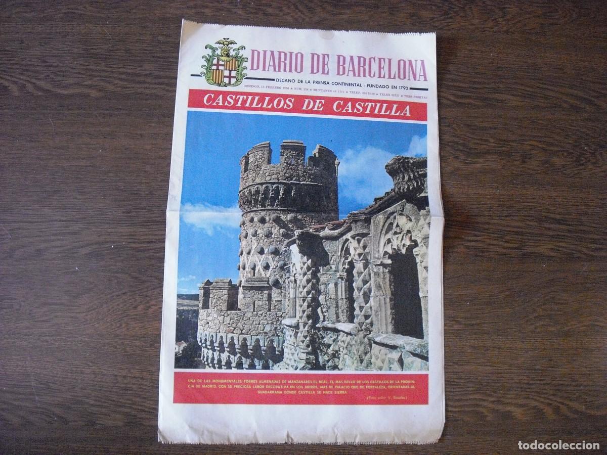 Collezionismo di Riviste e Giornali: DIARIO DE BARCELONA. CASTILLOS DE CASTILLA, SUPLEMENTO FEBRERO 1966