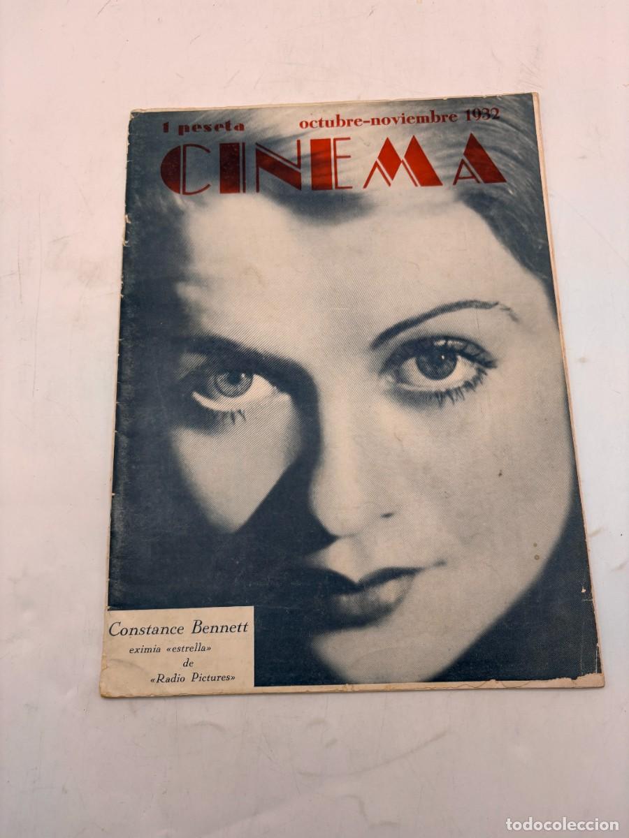 Collection Magazines and Newspapers: CINEMA. OCTUBRE-NOVIEMBRE 1932. CONSTANCE BENNETT ESTRELLA DE RADIO PICTURES EN PORTADA