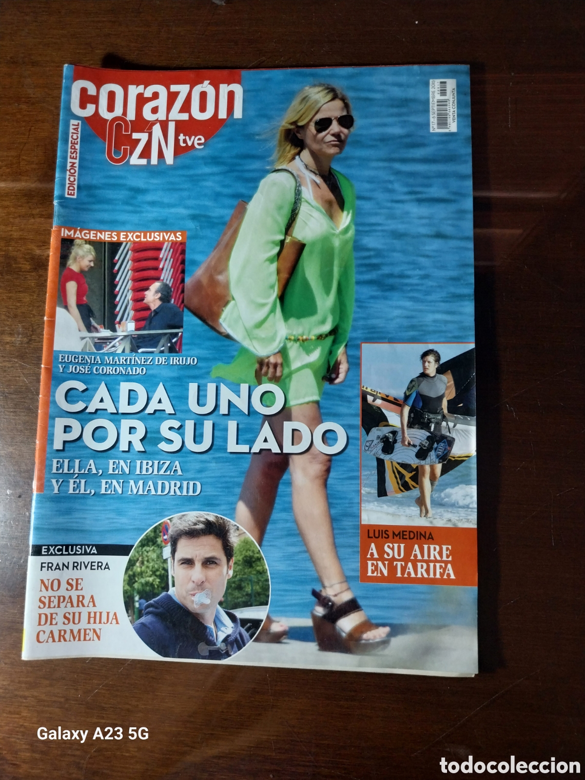 Sammeln von Zeitschriften und Zeitungen: REVISTA CORAZON TVE A&Ntilde;O 2015 N&deg;7 . EUGENIA MARTINEZ DE IRUJO. LUIS MEDINA . JOSE CORONADO