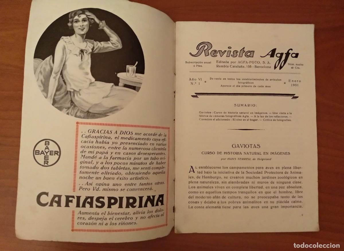 Collection Magazines and Newspapers: REVISTA AGFA Enero de 1931 !!