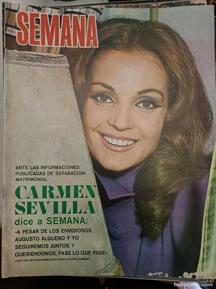 Colecionismo de Revistas e Jornais: SEMANA A&Ntilde;O XXX N&ordm;1555. 6 DICIEMBRE 1969