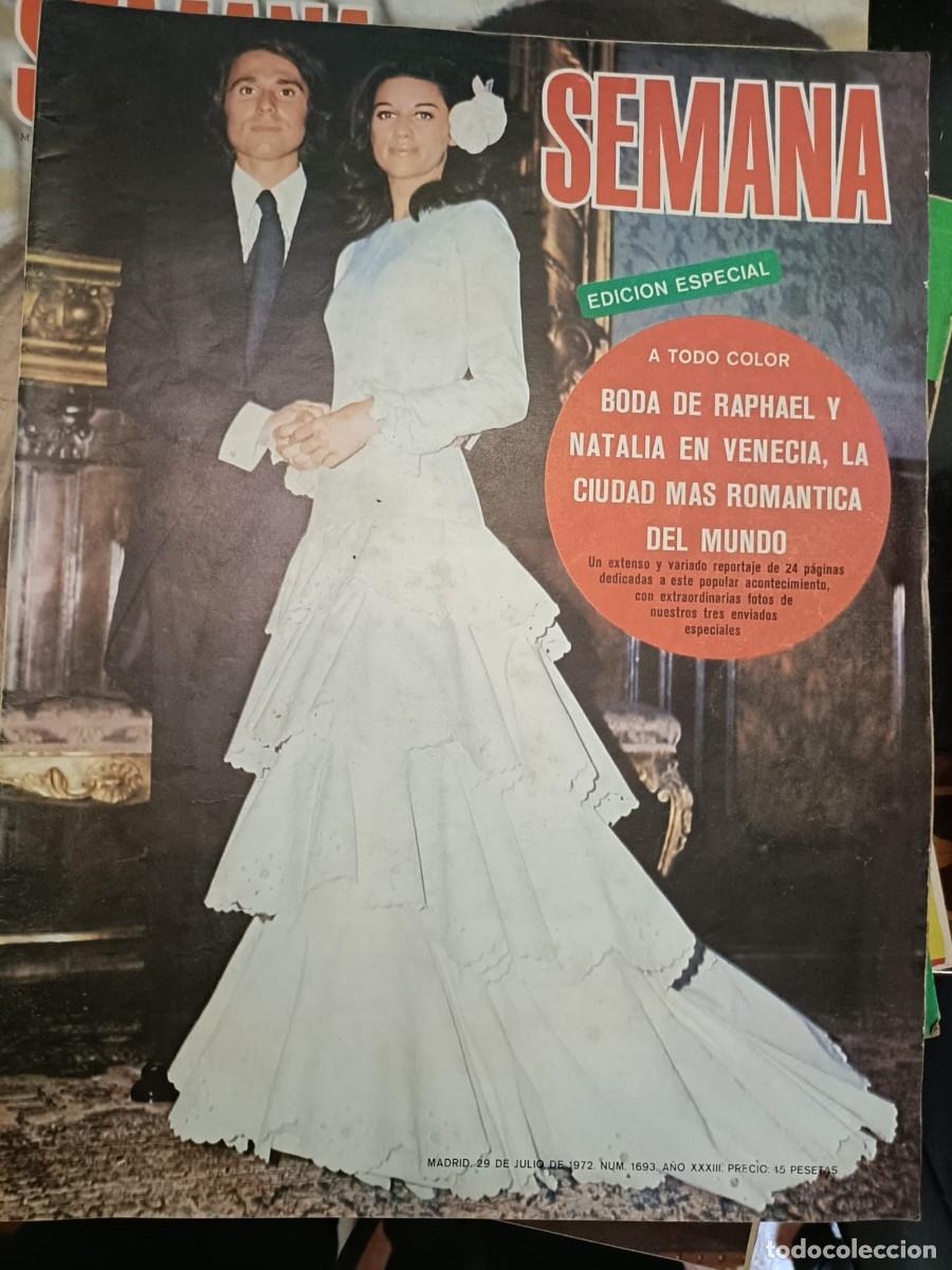 Colecionismo de Revistas e Jornais: SEMANA A&Ntilde;O XXXIII N&ordm;1693. 29 Jullio 1972