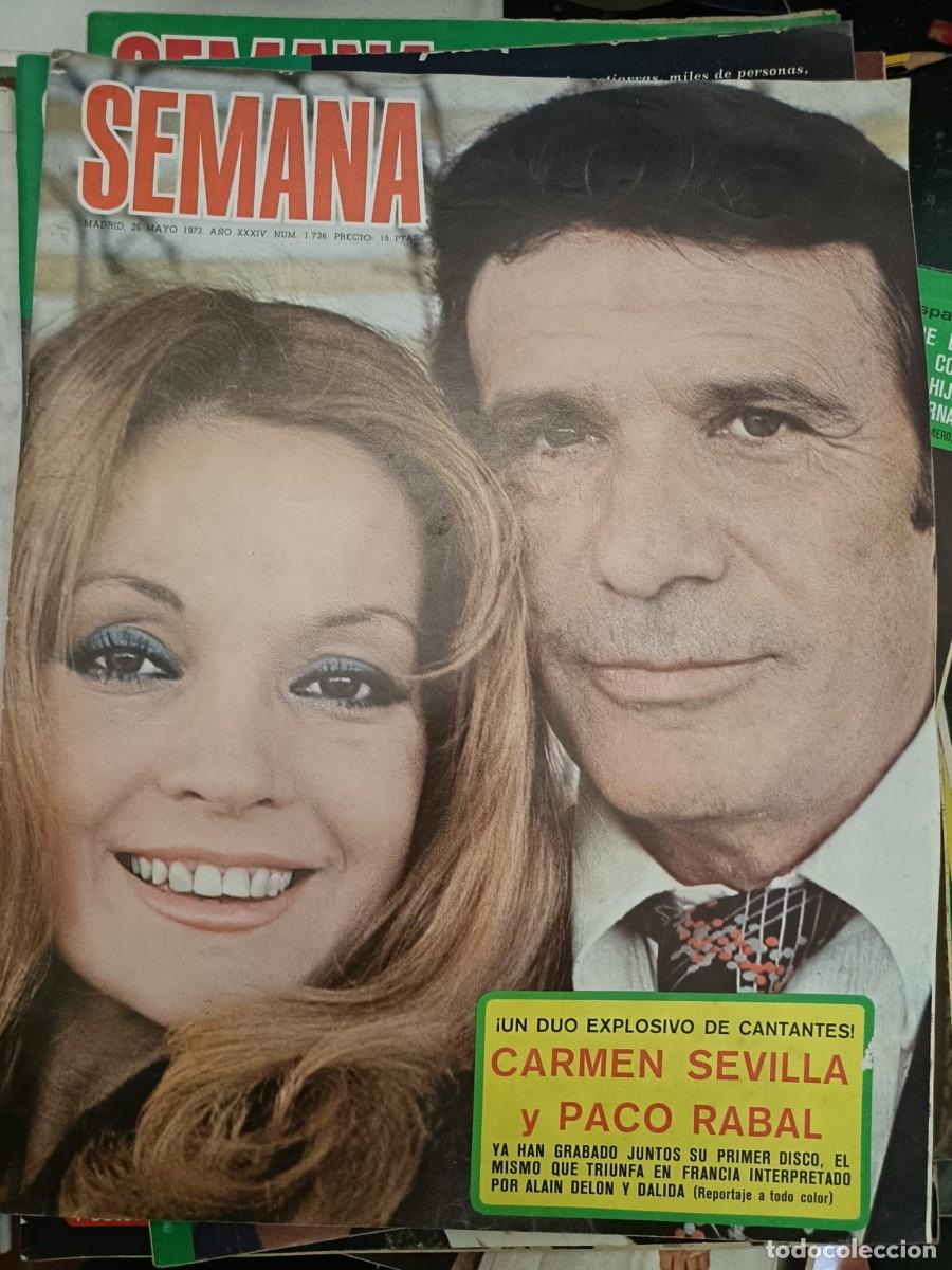 Colecionismo de Revistas e Jornais: SEMANA A&Ntilde;O XXXIV N&ordm;1736. 26 Mayo 1973