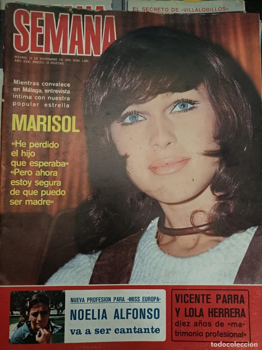 Colecionismo de Revistas e Jornais: SEMANA A&Ntilde;O XXXI N&ordm;1605. 21 Noviembre 1970