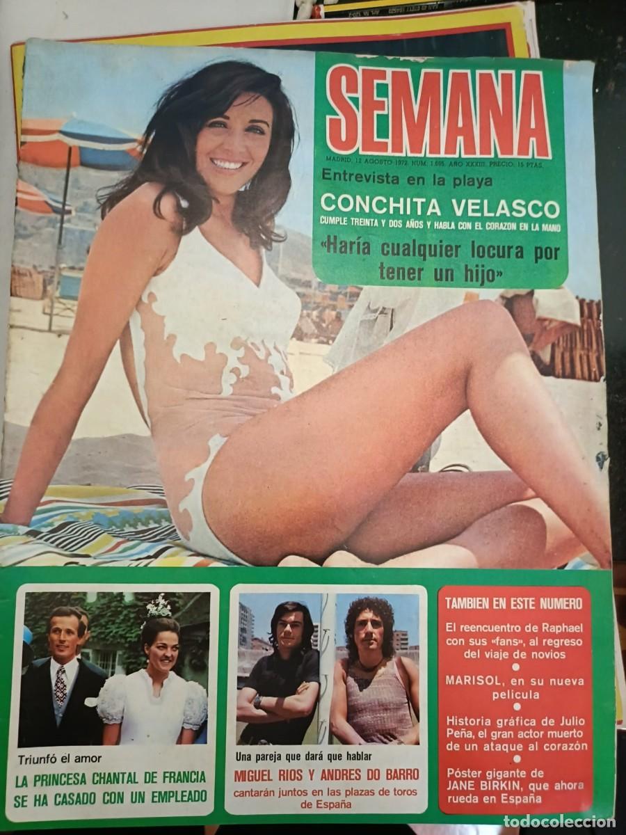 Colecionismo de Revistas e Jornais: SEMANA A&Ntilde;O XXXIII N&ordm;1695. 12 Agosto 1972