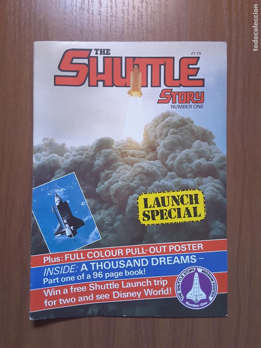 Colecionismo de Revistas e Jornais: The Shuttle Story 1 - Revista exploraci&oacute;n del espacio en ingl&eacute;s.