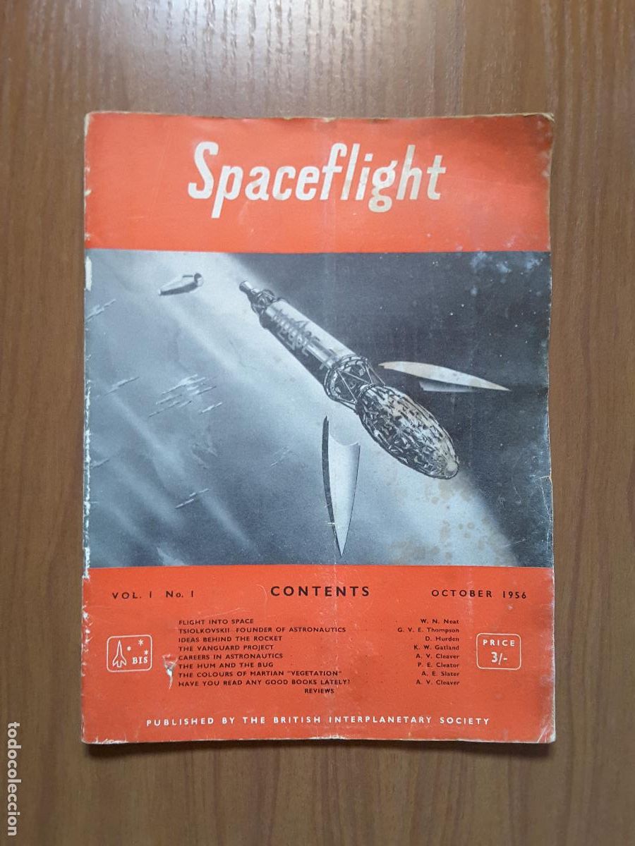Collection Magazines and Newspapers: Spaceflight Vol. 1 No 1. Revista exploraci&oacute;n del espacio en ingl&eacute;s.