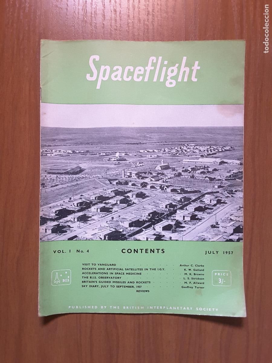 Collection Magazines and Newspapers: Spaceflight Vol. 1 No 4. Revista exploraci&oacute;n del espacio en ingl&eacute;s.