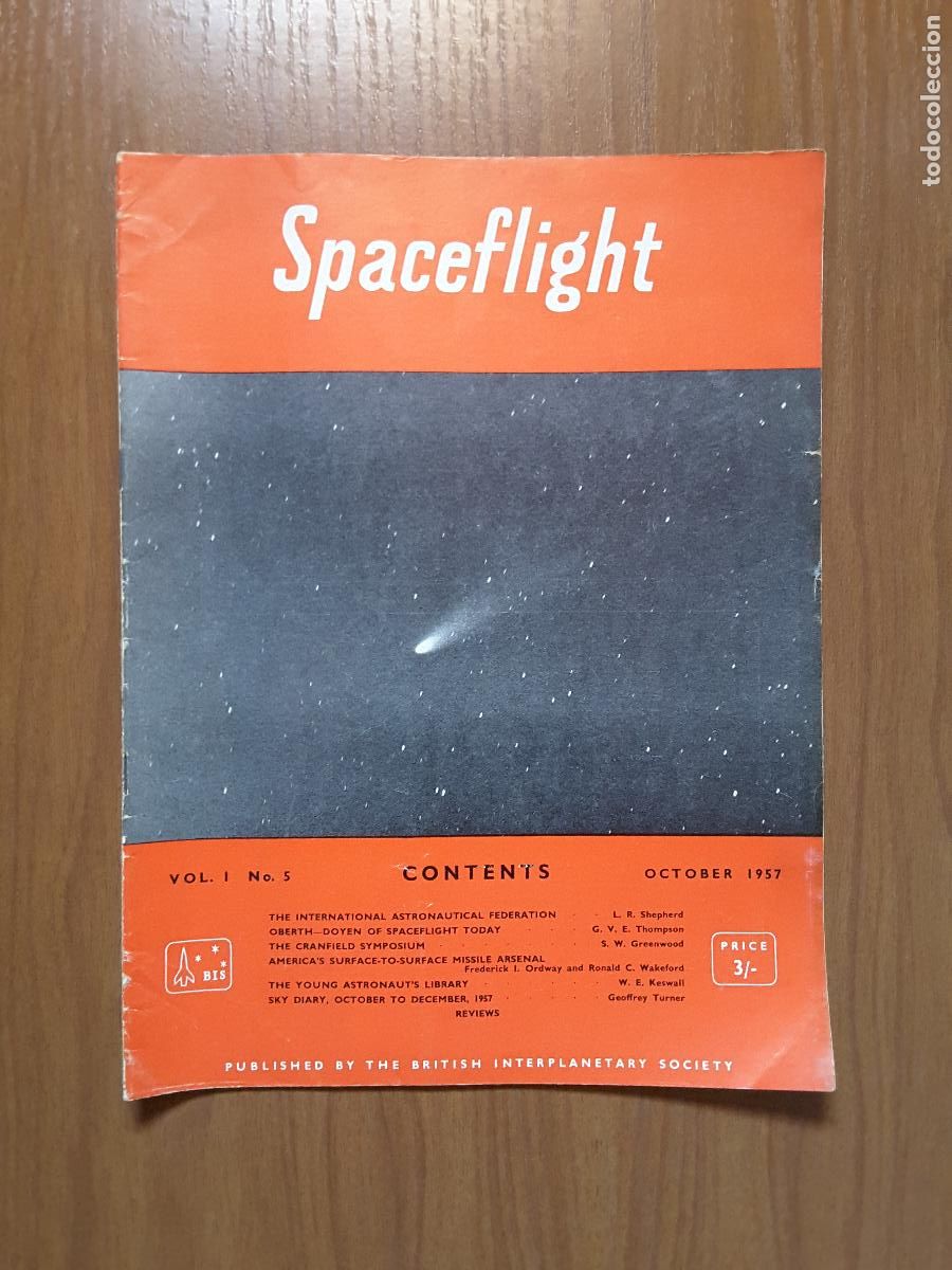 Collezionismo di Riviste e Giornali: Spaceflight Vol. 1 No 5. Revista exploraci&oacute;n del espacio en ingl&eacute;s.