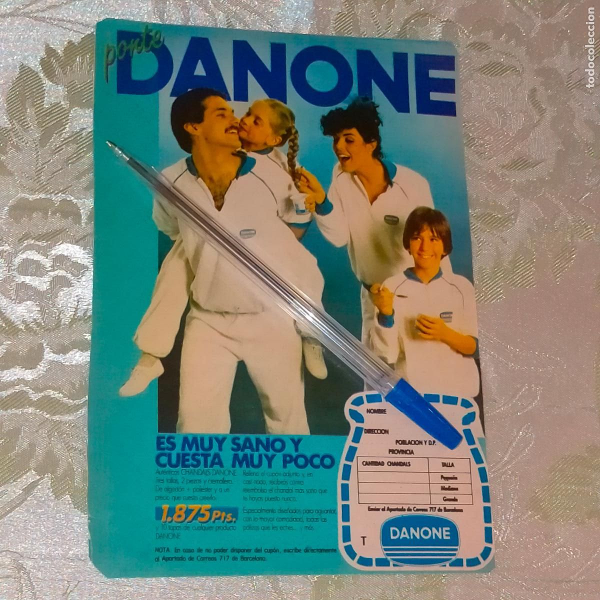 Coleccionismo de Revistas y Peri&oacute;dicos: clipping recorte revista a&ntilde;os 80/90s DANONE LACTEOS