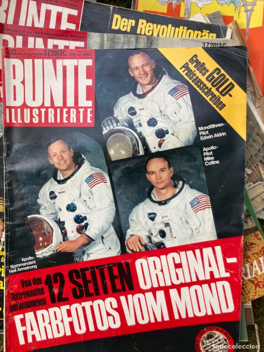 Coleccionismo de revistas y peri&oacute;dicos: Bunte Illustrierte 1969 Armstrong Aldrin Collins Llegada a la luna