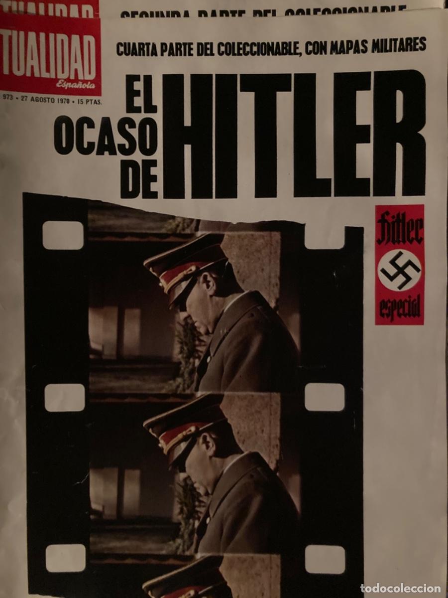 Coleccionismo de revistas y peri&oacute;dicos: El ocaso de Hitler, La Actualidad Espa&ntilde;ola, agosto 1970 (Revista completa original)