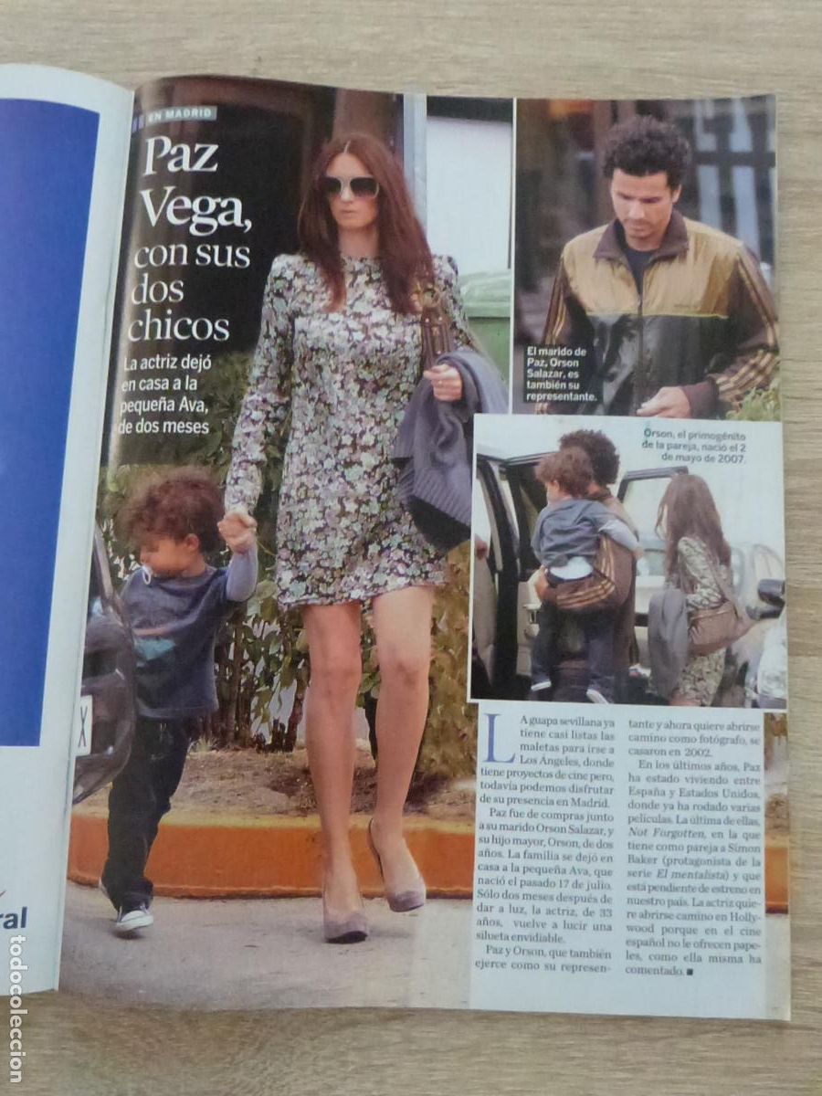 Coleccionismo de Revistas y Peri&oacute;dicos: RECORTE CLIPPING DE PAZ VEGA REVISTA SEMANA N&ordm; 3634 PAG 61