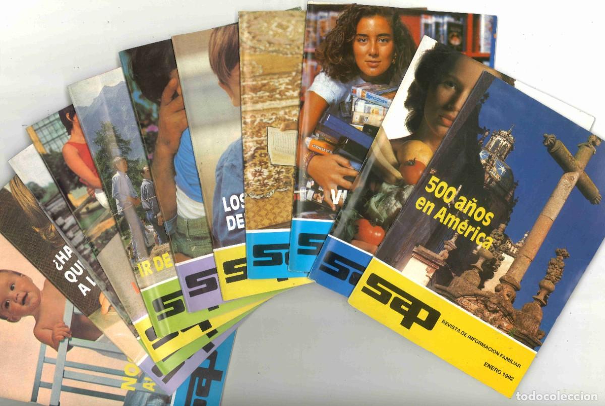 Coleccionismo de Revistas y Peri&oacute;dicos: Lote de revistas SAP San Antonio de Padua. Revista de Informaci&oacute;n familiar. A&ntilde;o 1992 completo