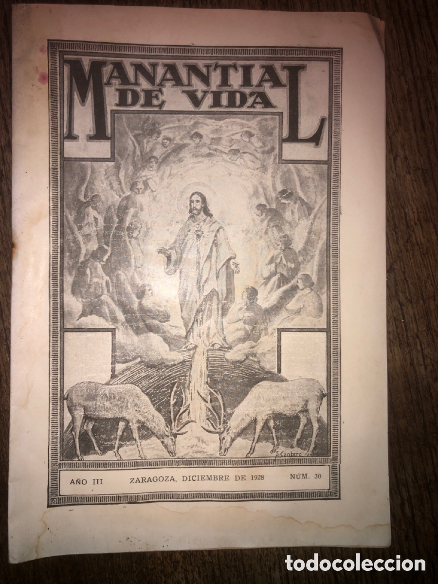 Coleccionismo de revistas y peri&oacute;dicos: Manantial de vida(lote a&ntilde;os 1929,1934,1928)4 ejemplares