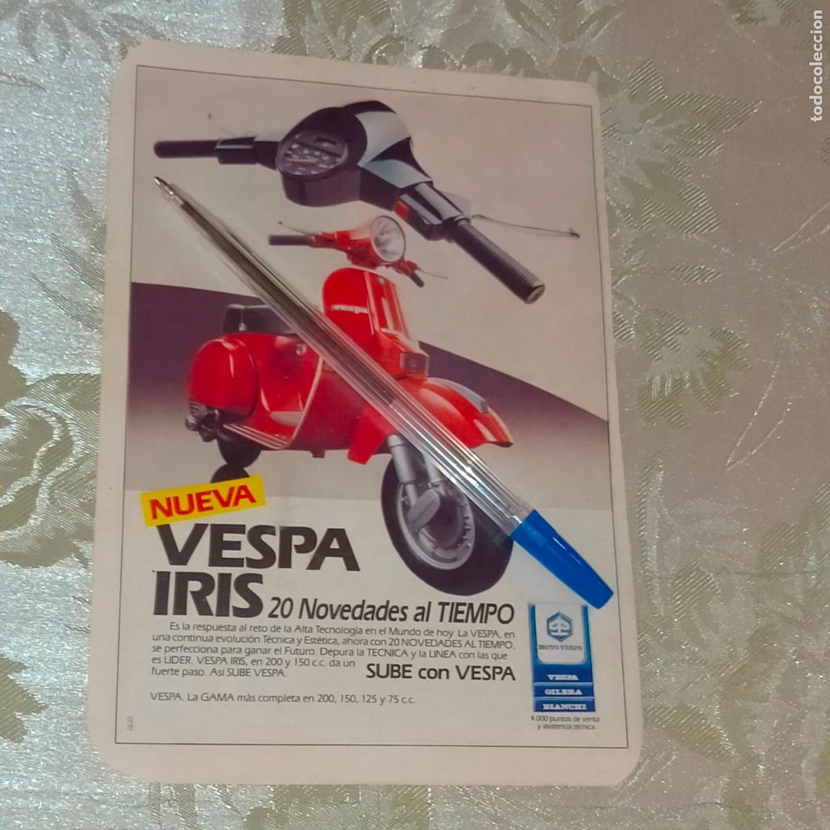 Coleccionismo de Revistas y Peri&oacute;dicos: clipping recorte revista a&ntilde;os 80/90s moto vespa