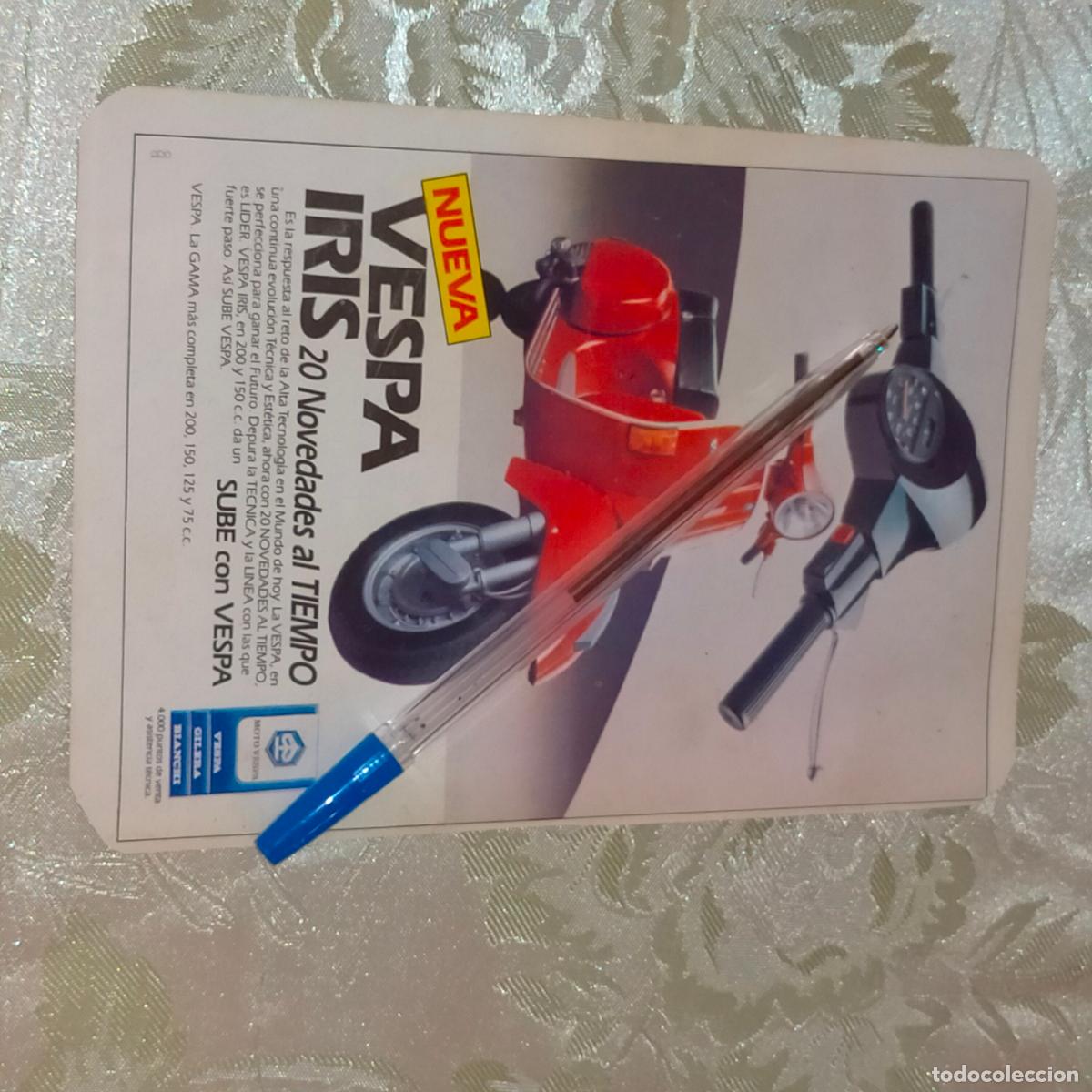 Coleccionismo de Revistas y Peri&oacute;dicos: clipping recorte revista a&ntilde;os 80/90s publicidad MOTO VESPA