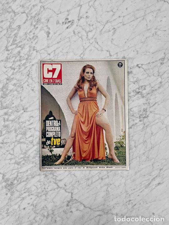 Coleccionismo de Revistas y Peri&oacute;dicos: C7 - 1972 - ERIKA BLANC, SARA MONTIEL, POLANSKI, BARBARA BOUCHET, SUSANA MARA, ANTONIO FERRANDIS
