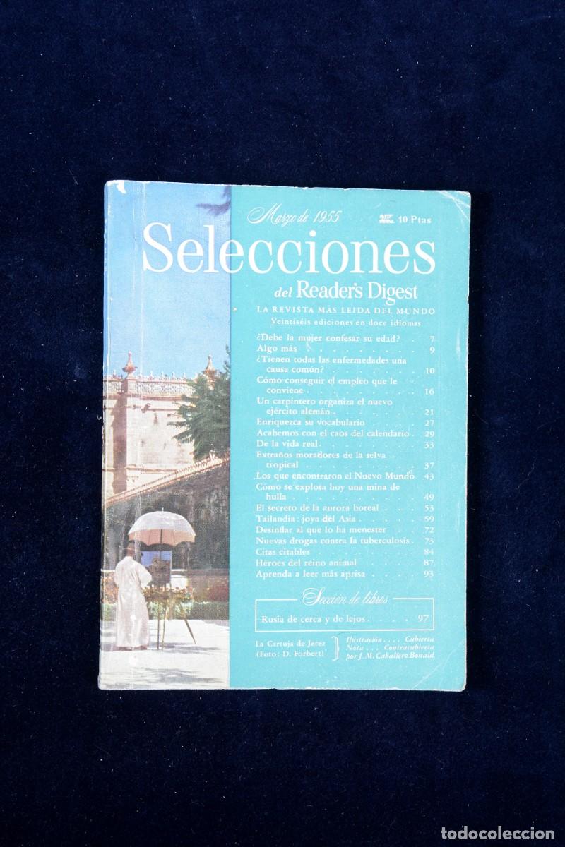 Coleccionismo de Revistas y Peri&oacute;dicos: Selecciones del Reader's Digest Marzo del 1955
