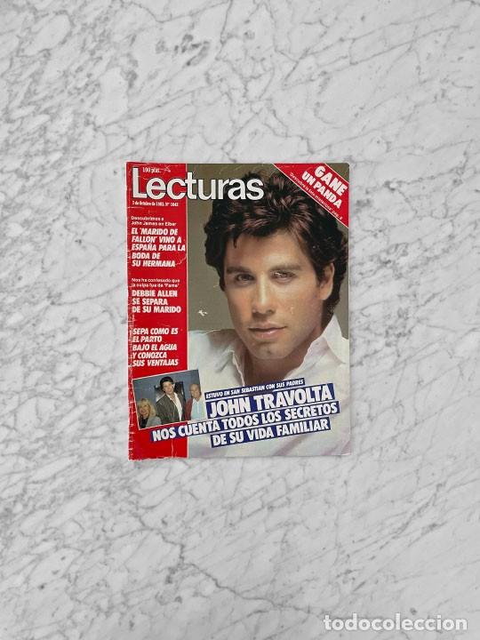 Coleccionismo de Revistas y Peri&oacute;dicos: LECTURAS - 1983 JOHN TRAVOLTA, DEBBIE ALLEN, SARA MONTIEL, NASTASSJA KINSKI, ANTHONY DELON, CAROLIN