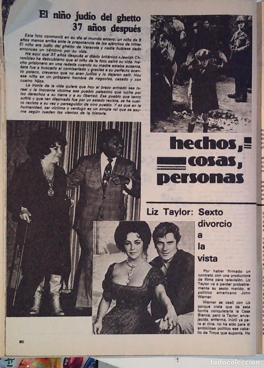 Coleccionismo de Revistas y Peri&oacute;dicos: ELIZABETH TAYLOR LIZ el ni&ntilde;o judio del guetto