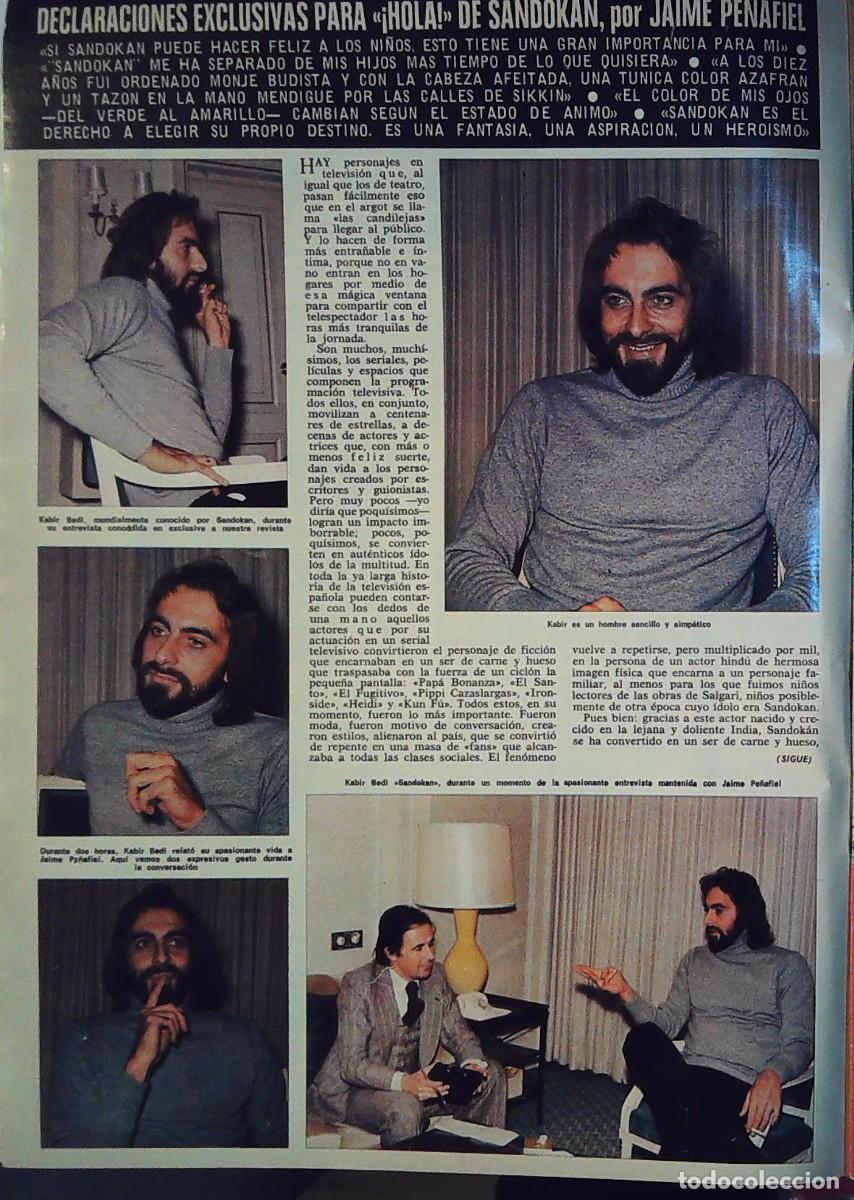 Collectionnisme de Revues et Journaux: jaime pe&ntilde;afiel kabir bedi sandokan