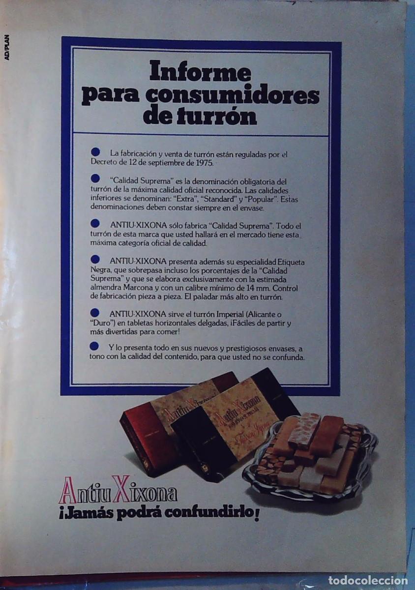 Collectionnisme de Revues et Journaux: antiu xixona turron anuncio publicidad